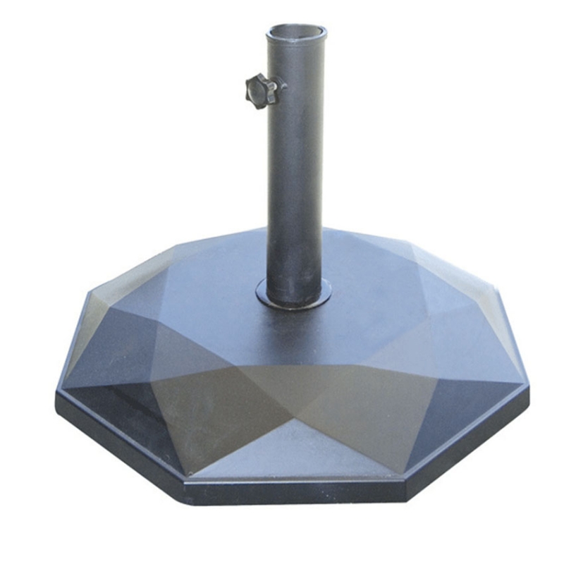 Base Diamante in cemento rubber nero Ã˜ 48 cm