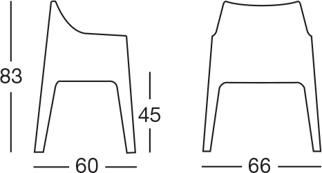 Dimensioni poltrona COCCOLONA by Scab