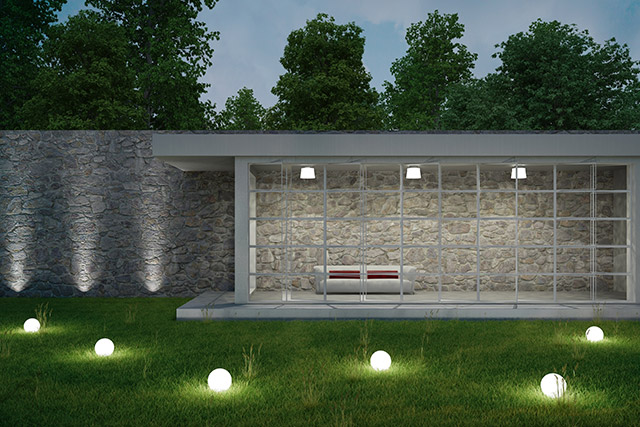 Sfere luminose da giardino SIRIO