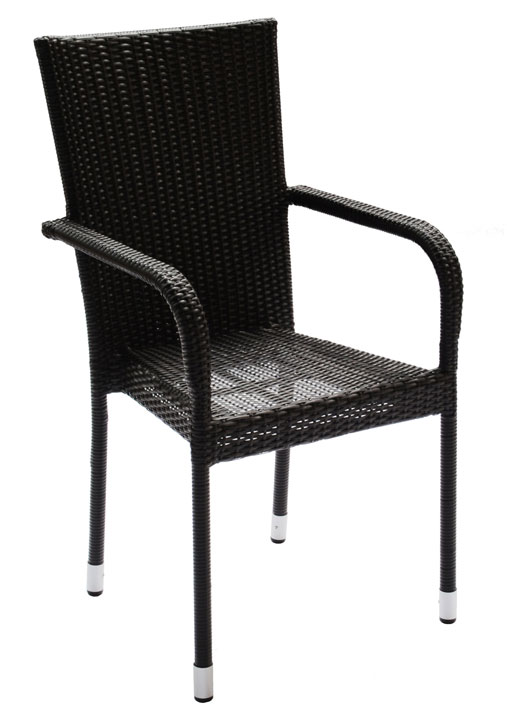 Poltrona da giardino in wicker AUSTIN