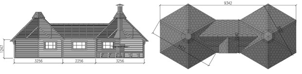 dimensioni casetta con barbecue CIBELE
