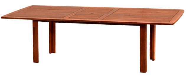 Tavolo in legno keruing CITRUS allungabile