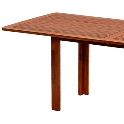 Tavolo in legno keruing CITRUS allungabile