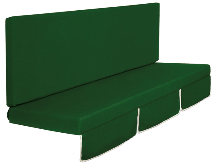 Cuscino dondolo mod. Larice a 2 o 3 posti, colore verde o ecru