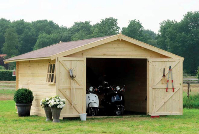 Garage Box auto in legno