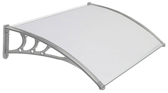 Pensilina in policarbonato e ABS P 100 x L 150 cm