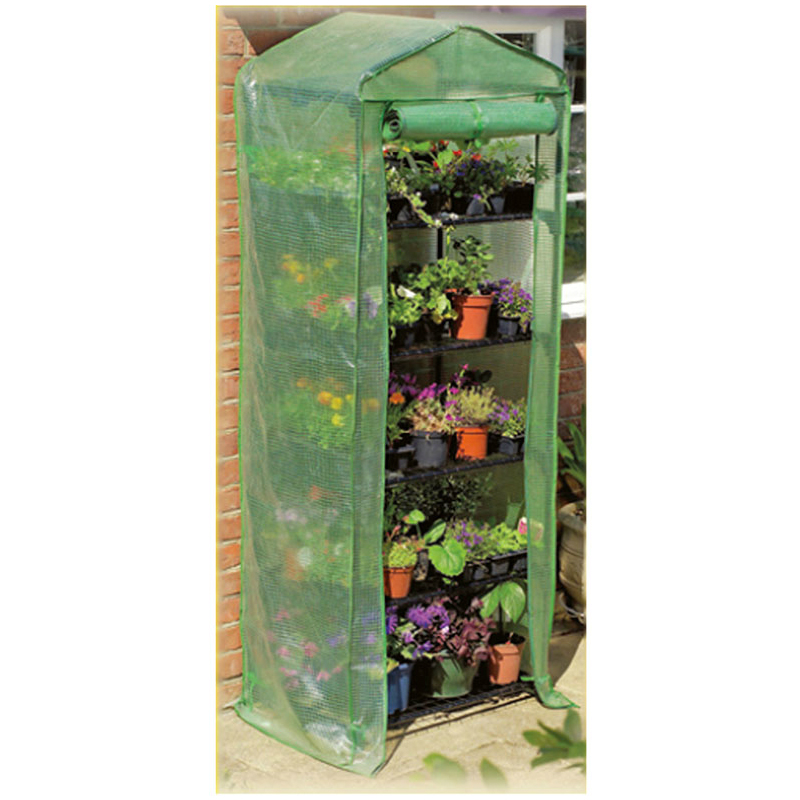Walk in serra da giardino in plastica crescere copertura PVC Serra 3/4/5 piani no cornice 