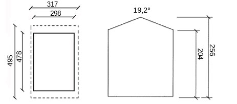 dimensioni garage in legno giamaica