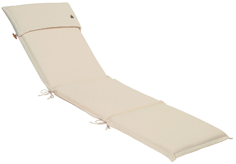 Cuscino per lettino prendisole 196x58 cm con volant