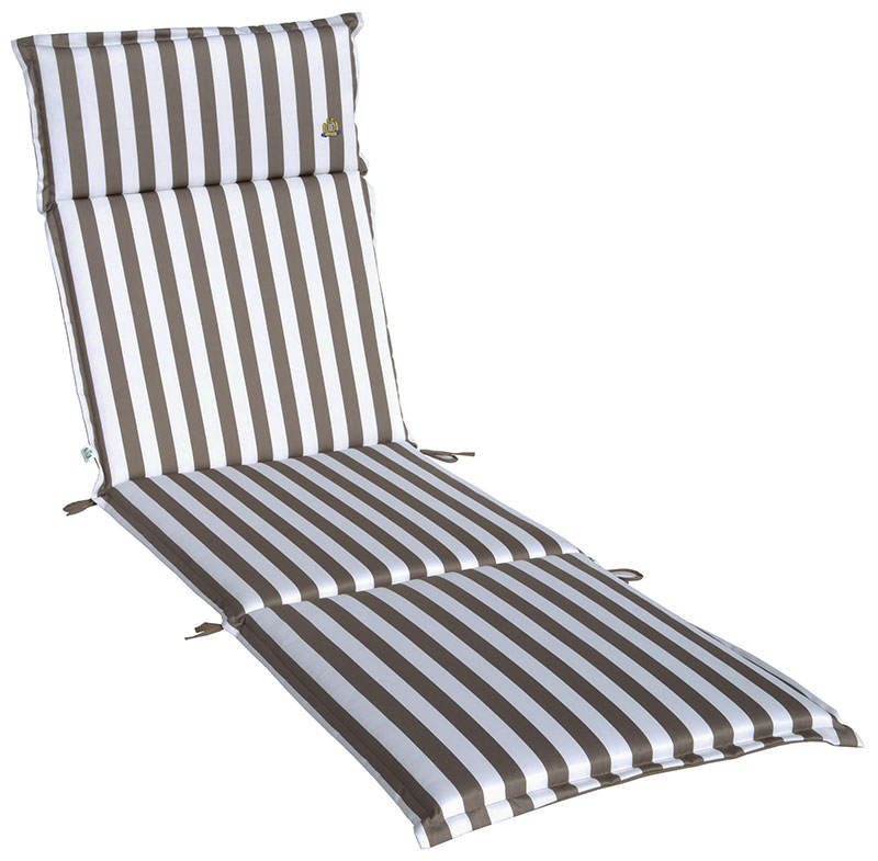 Cuscino per lettino prendisole 196x58 cm con volant