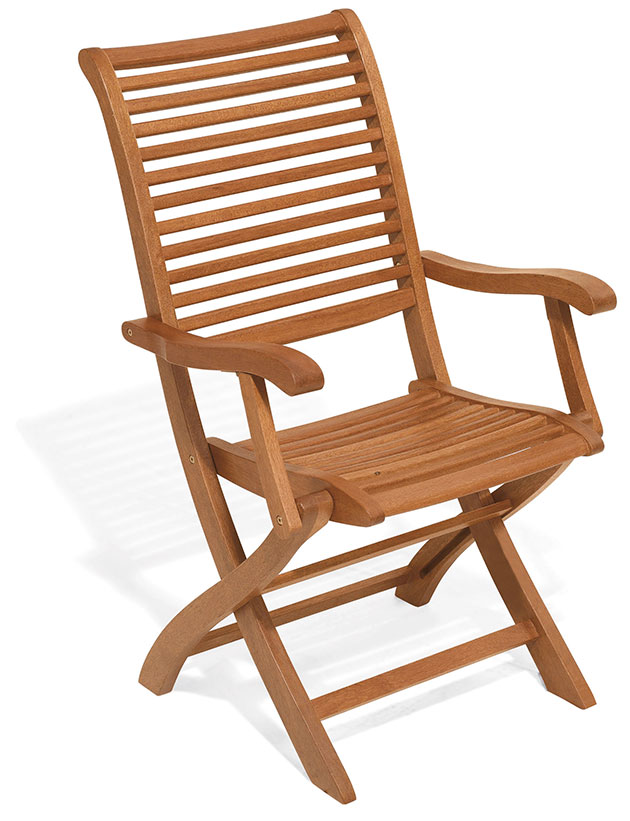 Poltrona pieghevole in legno di keruing MIMOSA