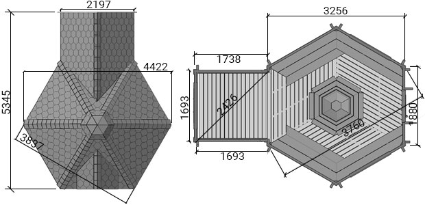 dimensioni casetta con barbecue ERIS