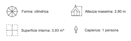 Cabina doccia da esterno TILLI in legno