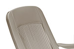 Lettino prendisole CALIFORNIA Tortora by SCAB
