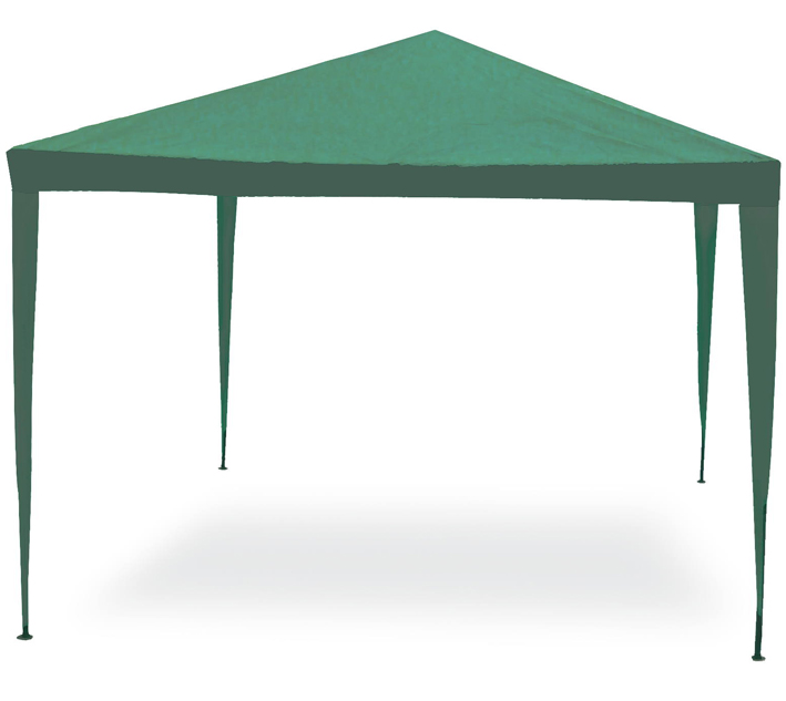 Gazebo in acciaio GIOVE con telo in PE verde