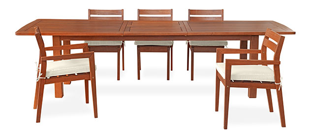 Tavolo CTIRUS e sedie VIOLA in legno