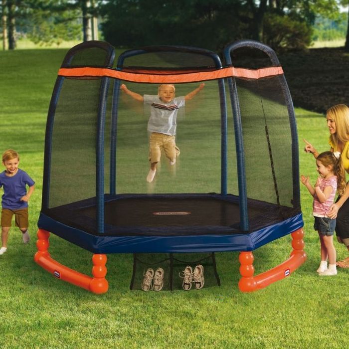 Tappeto Elastico 2 Metri Con Rete Di Protezione Jump Arredo Giardinocom