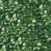 Recinzione in PVC da esterno con foglie di Lauro lunga 300 cm