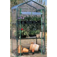 Serra per piante a 3 piani con copertura removibile in PVC